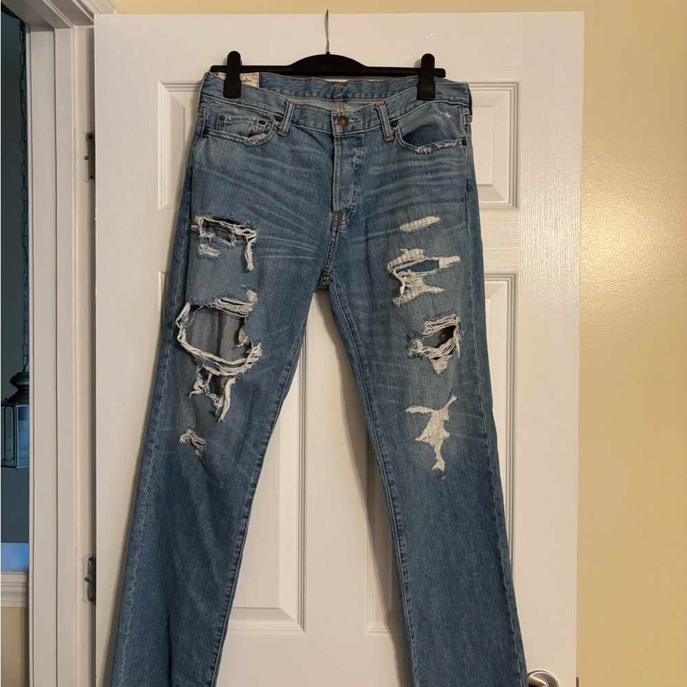 Abercrombie & Fitch Light Blue Denim Jeans